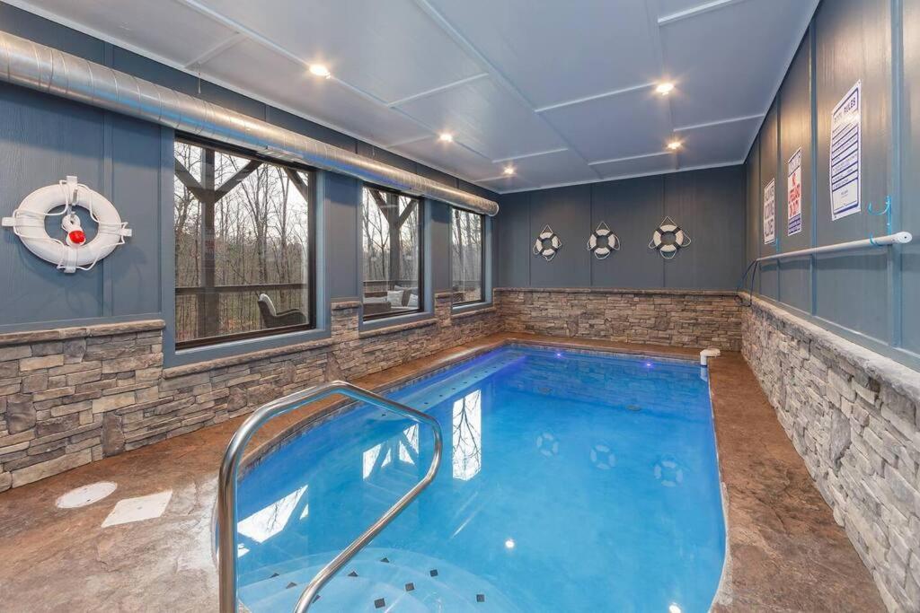 New! Mountain Luxe Heated Pool Arcade Spa Theater Villa Park Settlement Bagian luar foto